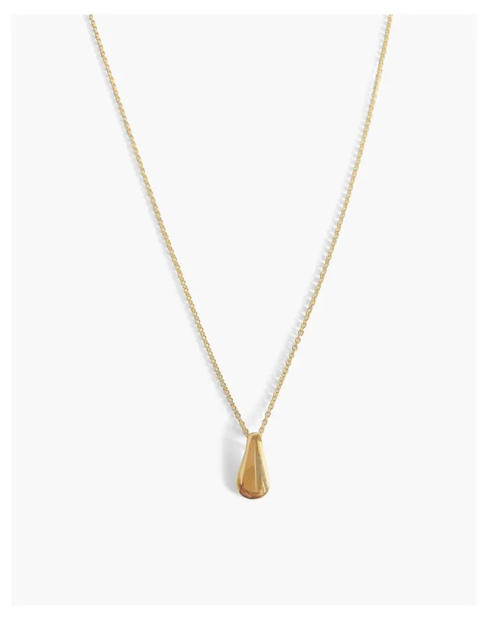 Women Kinn 14k Gold Teardrop 18034 Necklace Gold Madewell Fine Jewelry