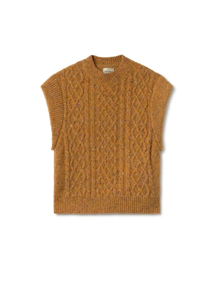 Women Knits Women 8211 Annalong 8211 Mustard TWOTHIRDS Knits