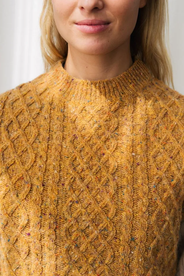 Women Knits Women 8211 Annalong 8211 Mustard TWOTHIRDS Knits