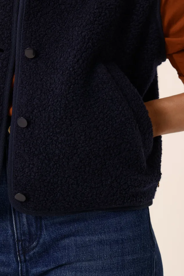 Women Knitted Waistcoat Zlata Marine Veste Laine Bleu Marine Des Petits Hauts Coats and Jackets