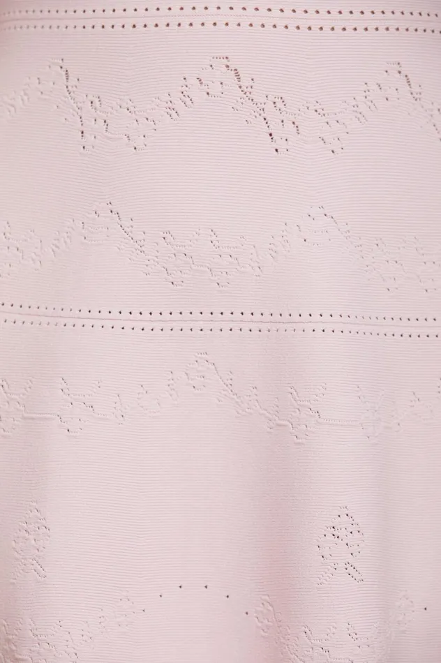Women Knitwear Needle and Thread Pretty Pointelle Knit Ankle Gown Pink
