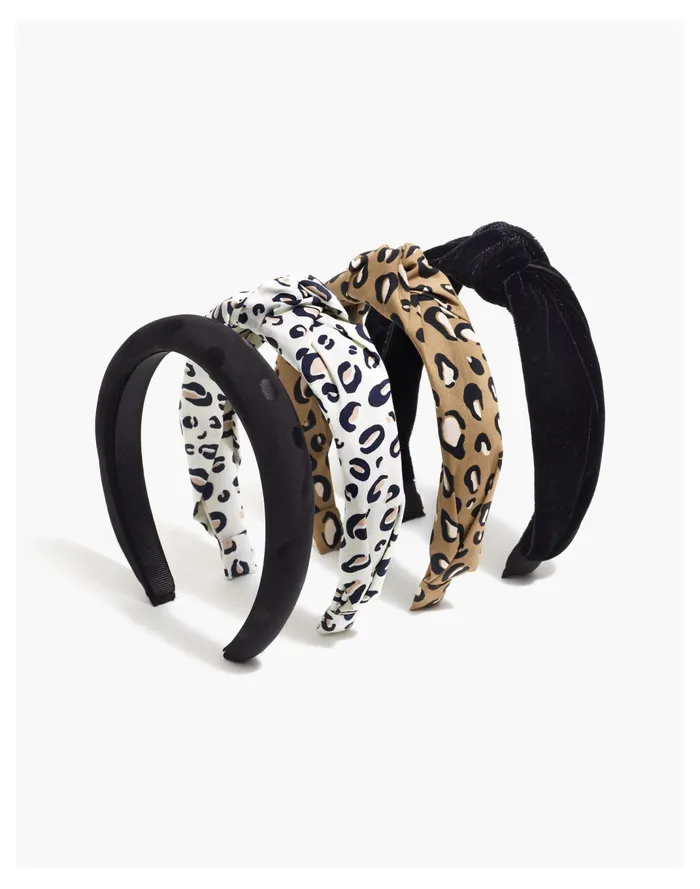 Women Knotted Velvet Covered Headband True Black Madewell Hair Accessories Women Knotted Velvet Covered Headband True Black Madewell Hair Accessories