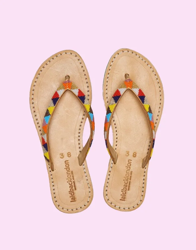 Women Laidback London Seri Leather Sandals Multi Monsoon Sandals