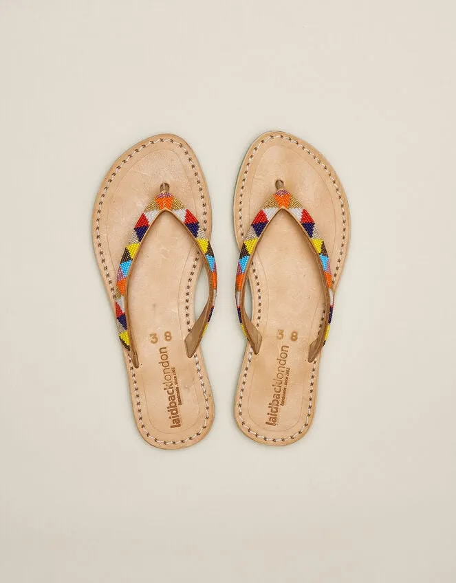 Women Laidback London Seri Leather Sandals Multi Monsoon Sandals