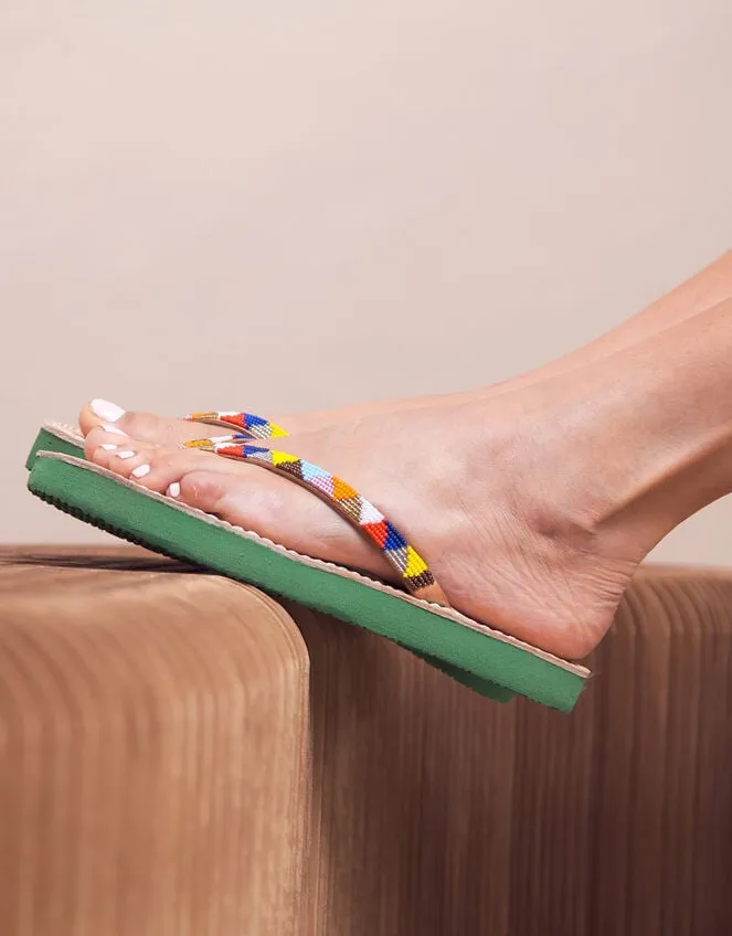 Women Laidback London Seri Leather Sandals Multi Monsoon Sandals