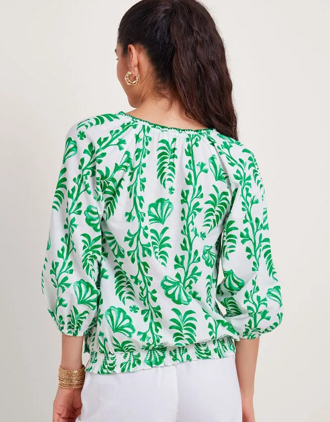 Women Lani Bubble Hem Top Ivory Monsoon Tops and Blouses