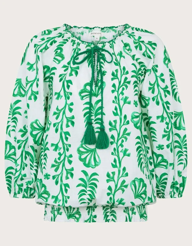 Women Lani Bubble Hem Top Ivory Monsoon Tops and Blouses