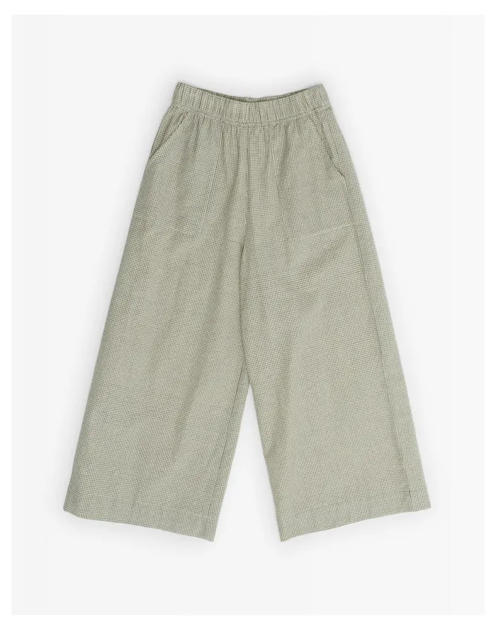Women LAUDE The Label Everyday Crop Sand Grid Multi Madewell Pants Women LAUDE The Label Everyday Crop Sand Grid Multi Madewell Pants