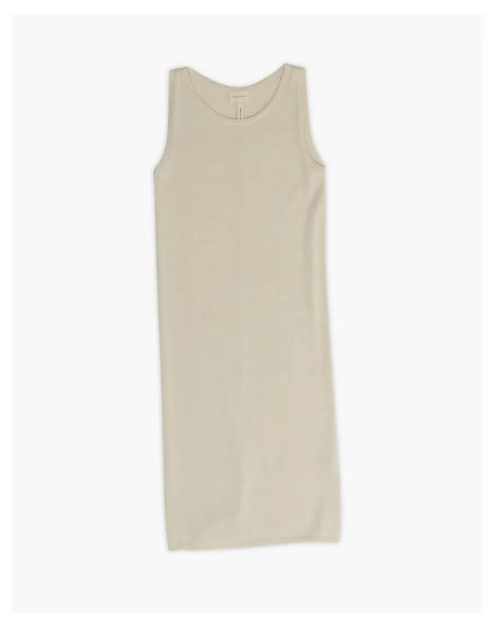 Women LAUDE The Label Scoop Neck Knit Midi Ivory White Madewell Dresses Women LAUDE The Label Scoop Neck Knit Midi Ivory White Madewell Dresses