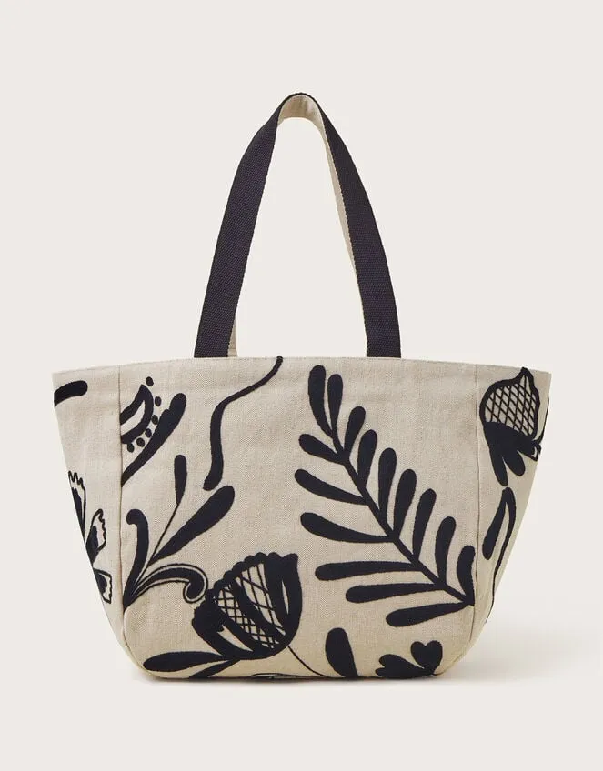 Women Leaf Print Tote Bag Monsoon Bags and Purses