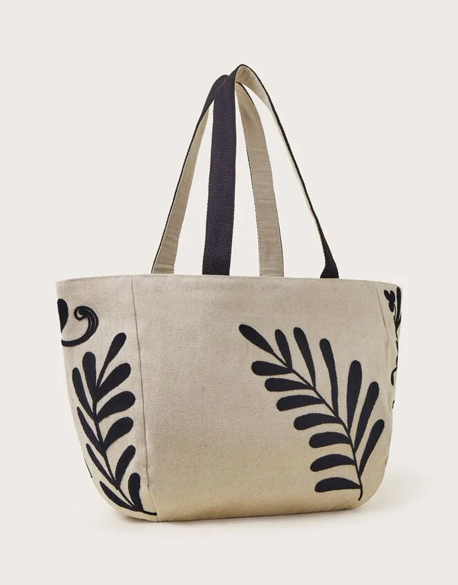 Women Leaf Print Tote Bag Monsoon Bags and Purses