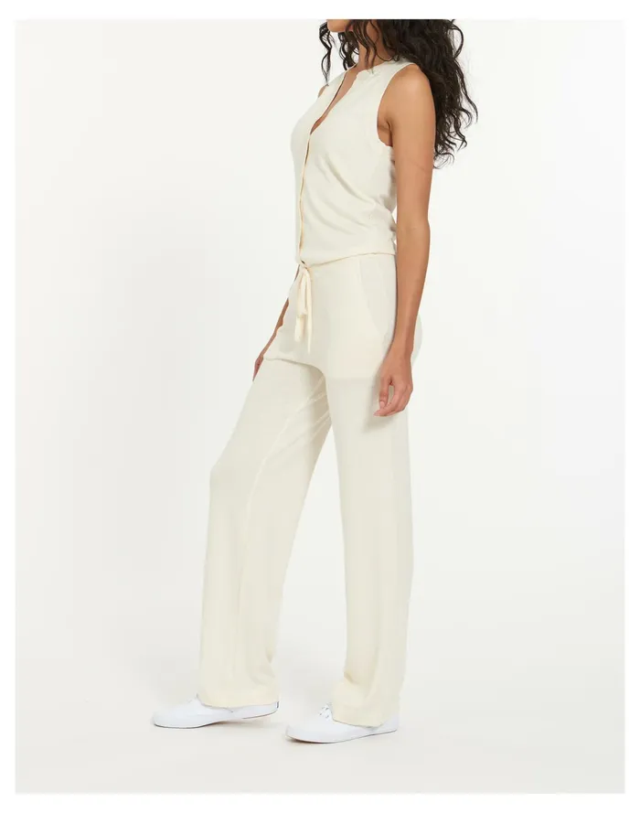 Women LEIMERE Portofino Jumpsuit Antique White Madewell Pajamas Women LEIMERE Portofino Jumpsuit Antique White Madewell Pajamas
