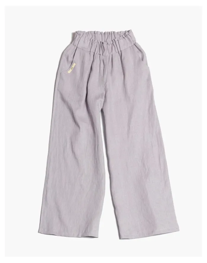 Women LERA Linen Essential Short Sleeve Set Lilac Madewell Pajamas Women LERA Linen Essential Short Sleeve Set Lilac Madewell Pajamas