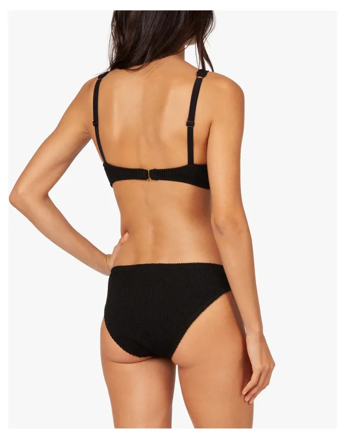 Women LIVELY Ruched Bikini Bottom Black Madewell Swim Women LIVELY Ruched Bikini Bottom Black Madewell Swim