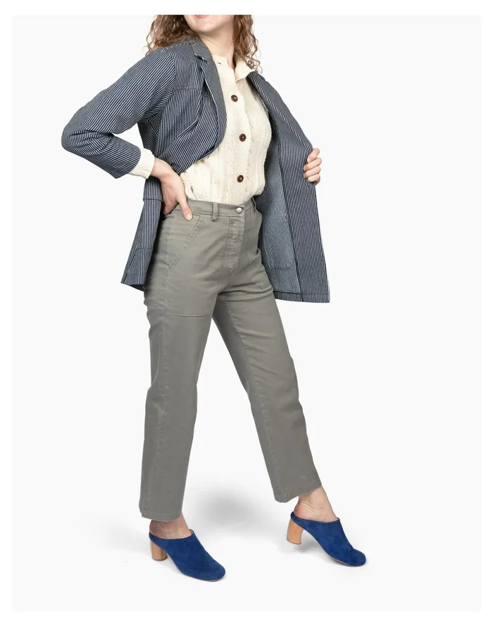 Women Loup James Work Pants Sage Madewell Pants