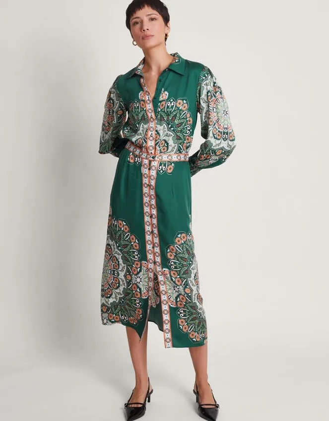 Women Lumi Midi Skirt Green Monsoon Skirts