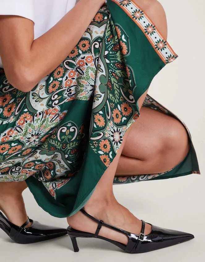 Women Lumi Midi Skirt Green Monsoon Skirts