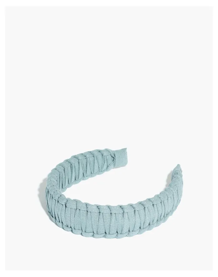 Women Macram Linen Headband Frosted Sage Madewell Hair Accessories