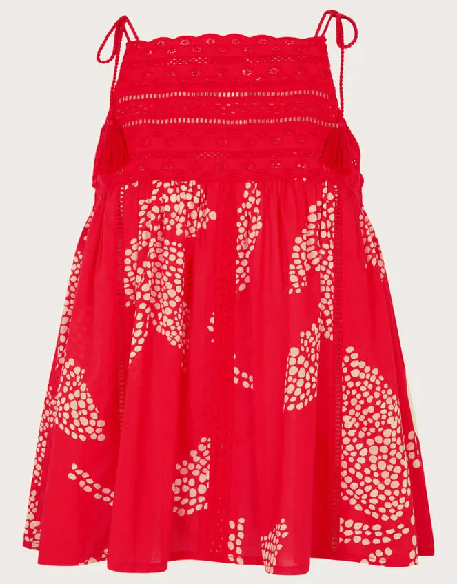 Women Mahi Halter High Neck Cami Top Red Monsoon Tops and Blouses