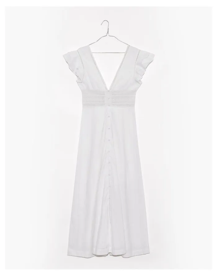Women Maia Bergman BASEL DRESS White Madewell Dresses