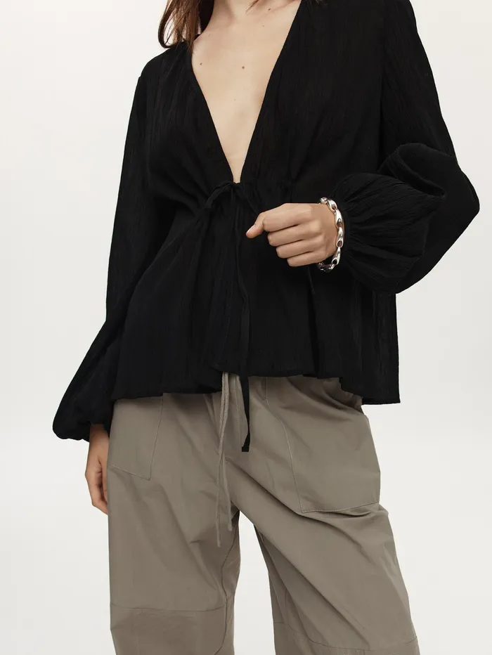 Women Marle 8211 Della Top In Black The UNDONE Maternity