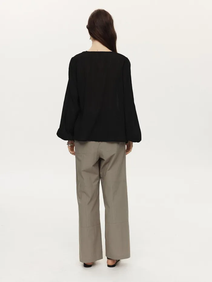 Women Marle 8211 Della Top In Black The UNDONE Maternity