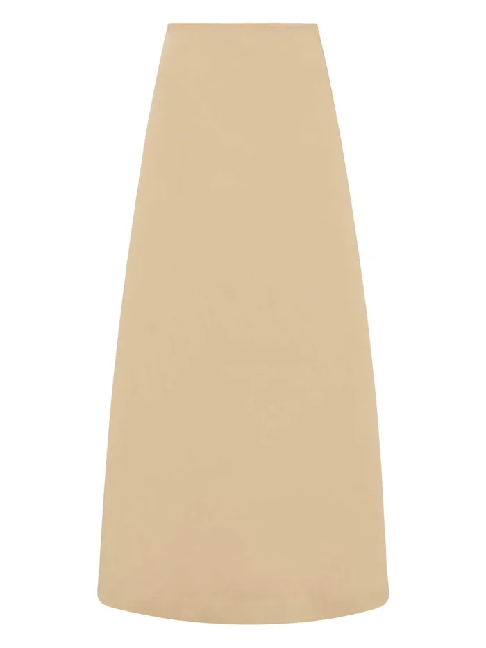 Women Matteau 8211 ALine Skirt In Sand The UNDONE Skirts