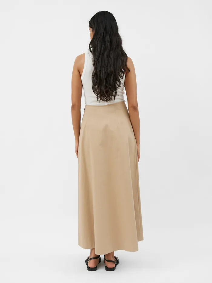 Women Matteau 8211 ALine Skirt In Sand The UNDONE Skirts