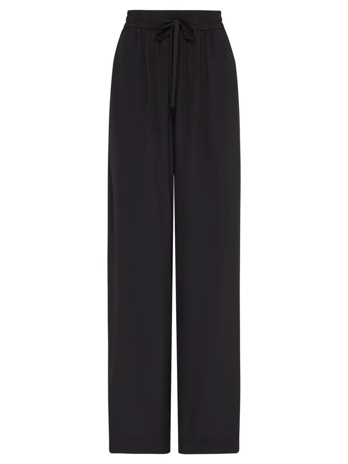 Women Matteau 8211 Black Drawstring Trouser In Black The UNDONE Pants