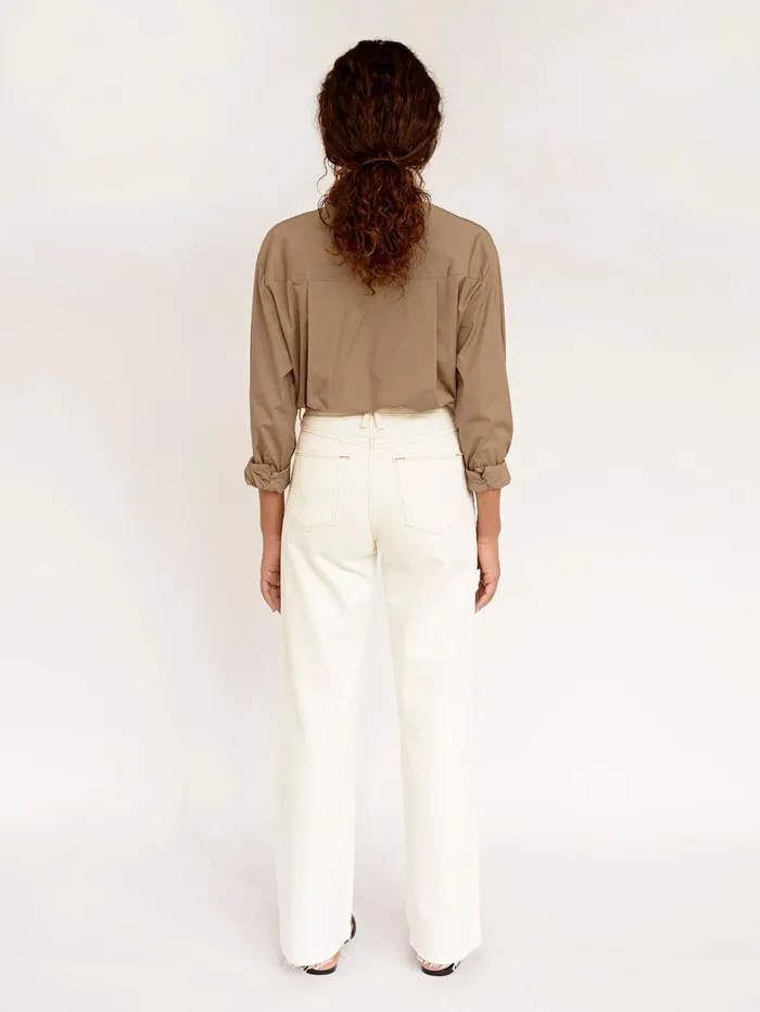 Women Matteau 8211 Tan Classic Pocket Shirt The UNDONE Tops