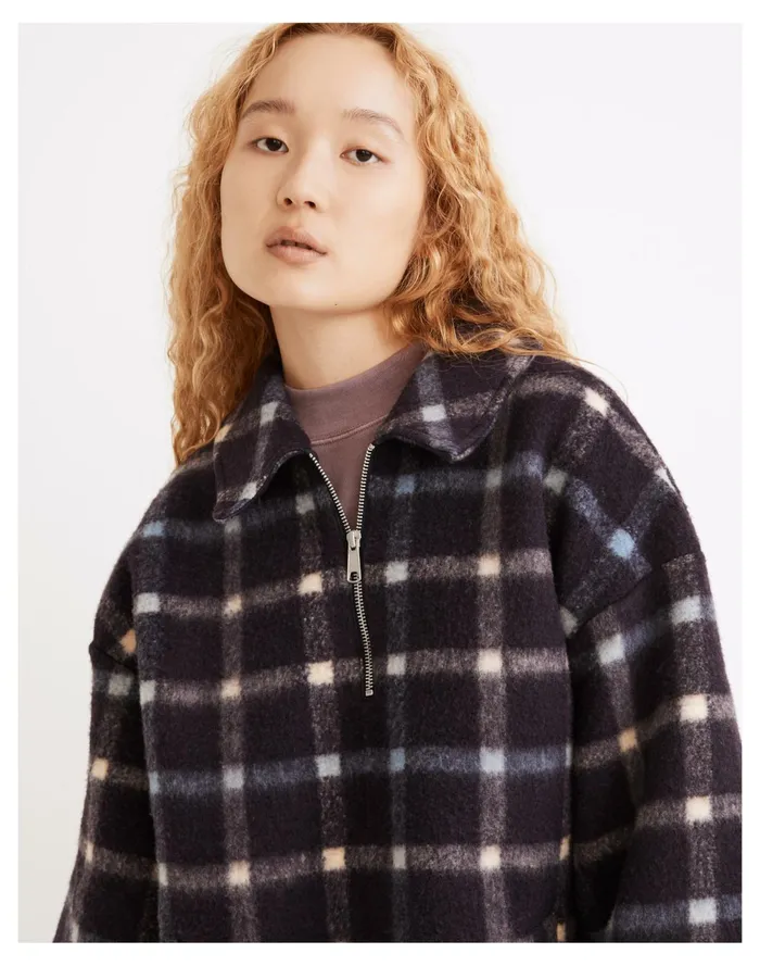 Women Meadowland Jacket Crushed Blackberry Madewell Sweatshirts and Sweatpants Women Meadowland Jacket Crushed Blackberry Madewell Sweatshirts and Sweatpants