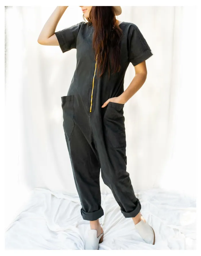 Women Mien Together Zip Front Jumpsuit Black Madewell Jumpsuits and Overalls Women Mien Together Zip Front Jumpsuit Black Madewell Jumpsuits and Overalls
