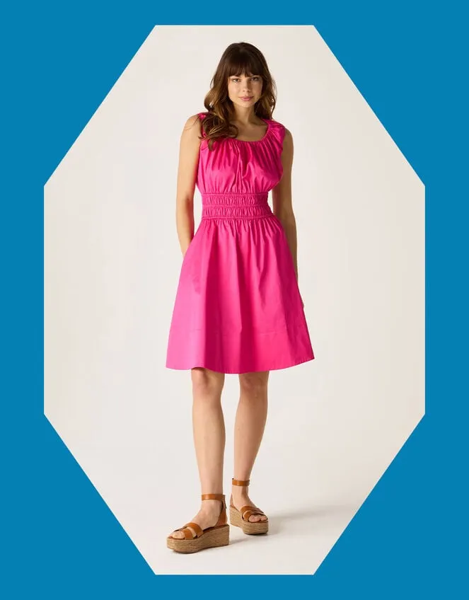 Women Mirla Beane Short Sleeveless Dress Pink Monsoon Dresses