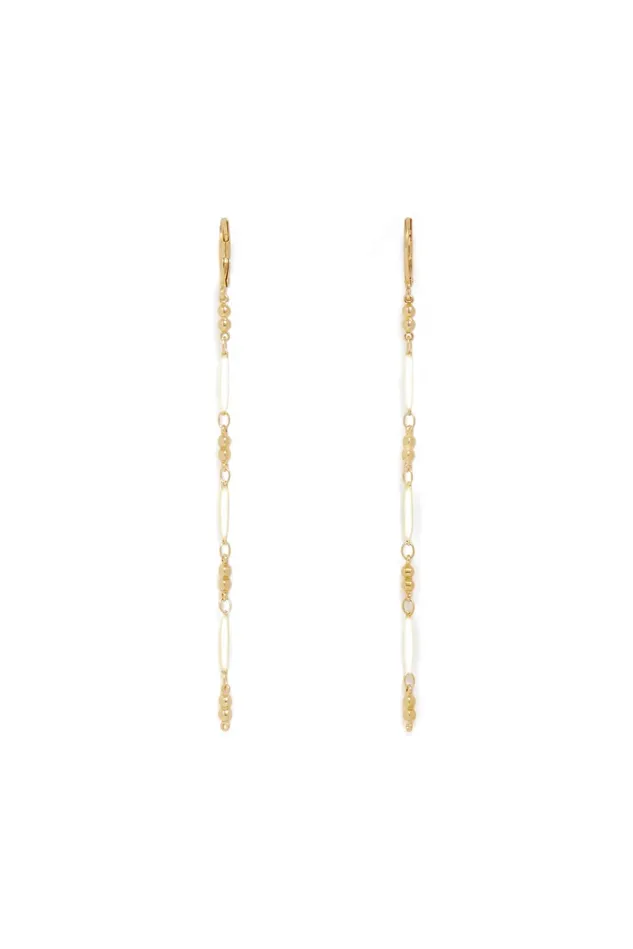Women Moreno Ecru Earrings Des Petits Hauts Jewellery Dph X Feeka