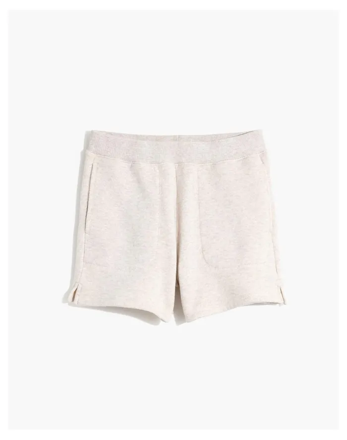 Women MWL Airyterry Stitched Pocket Sweatshorts Hthr Lt Grey Madewell MWL Athleisure Women MWL Airyterry Stitched Pocket Sweatshorts Hthr Lt Grey Madewell MWL Athleisure