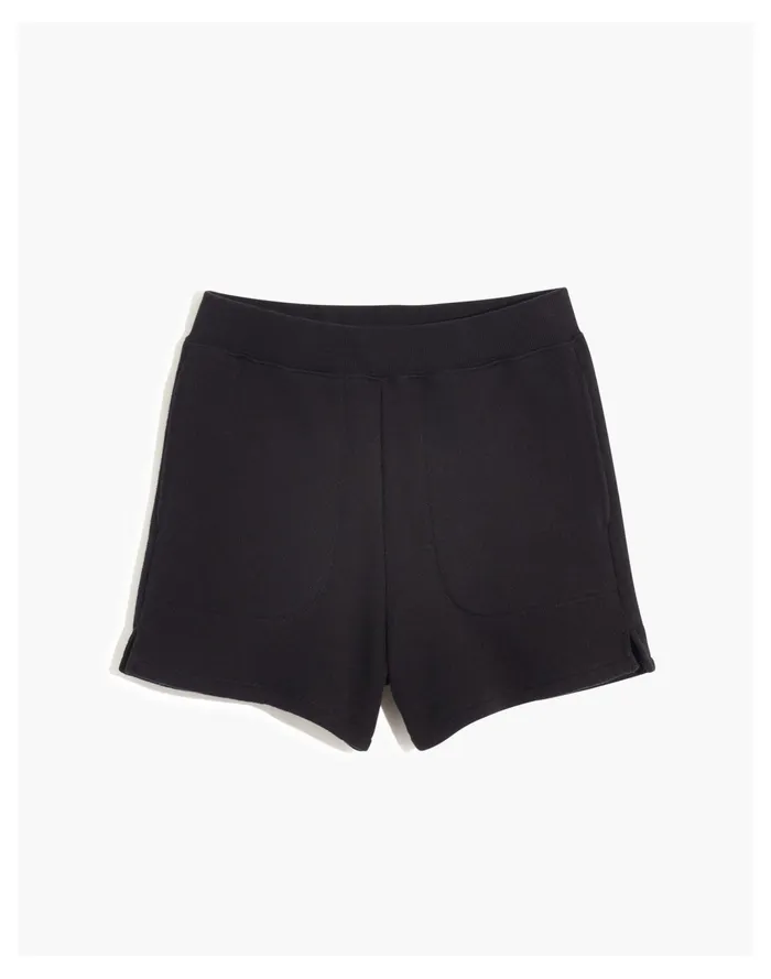 Women MWL Airyterry Stitched Pocket Sweatshorts True Black Madewell MWL Athleisure Women MWL Airyterry Stitched Pocket Sweatshorts True Black Madewell MWL Athleisure