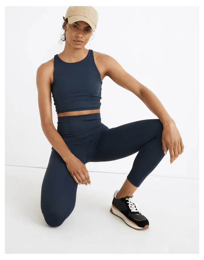 Women MWL Form High Rise 25034 Leggings Dark Nightfall Madewell Activewear