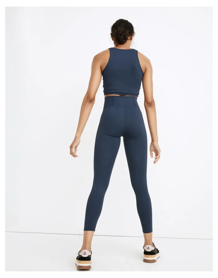 Women MWL Form High Rise 25034 Leggings Dark Nightfall Madewell Activewear Women MWL Form High Rise 25034 Leggings Dark Nightfall Madewell Activewear