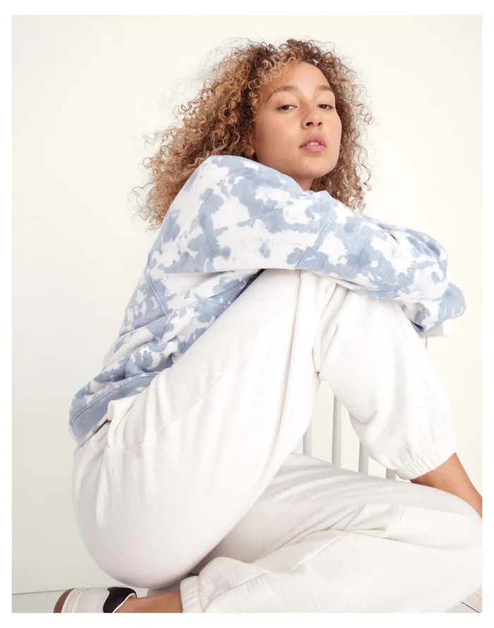 Women MWL Tie Dye Oversized Raglan Sweatshirt Americana Blue Madewell MWL Athleisure Women MWL Tie Dye Oversized Raglan Sweatshirt Americana Blue Madewell MWL Athleisure