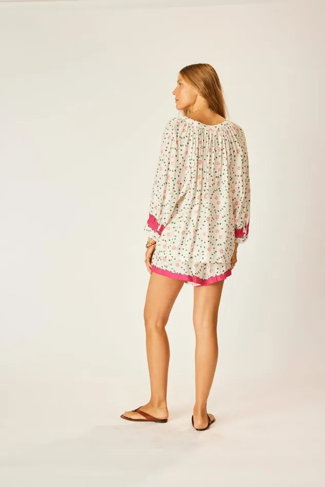 Women Natalie Martin Bottoms Jasper Short Pinwheel Cotton