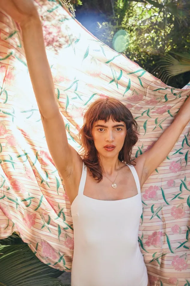Women Natalie Martin Coverups Sarong Chamomile Rose
