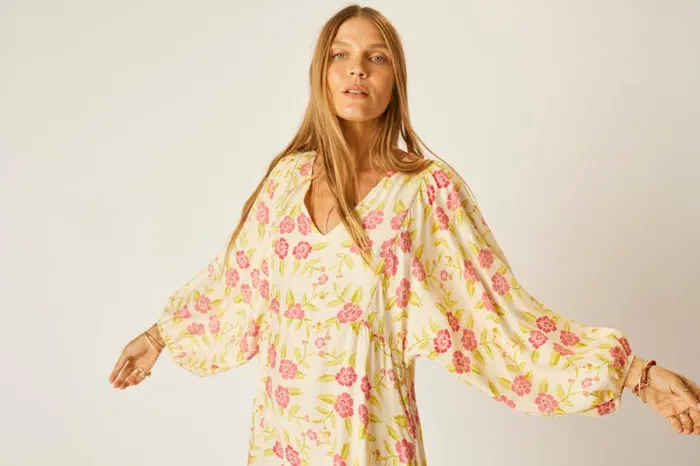 Women Natalie Martin Dresses Alice Dress Prairie Dusty Crimson