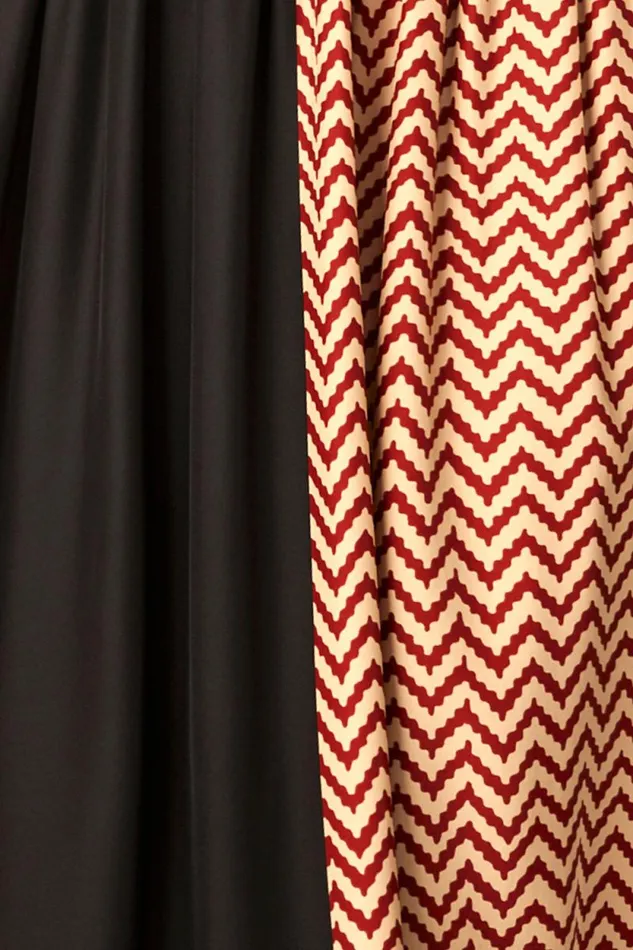 Women Natalie Martin Dresses Donna Dress Block Zigzag Noire
