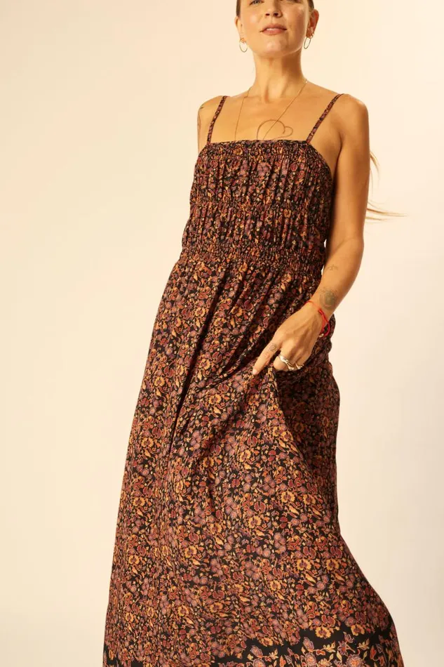 Women Natalie Martin Dresses Gina Maxi Petite Fleur Noire