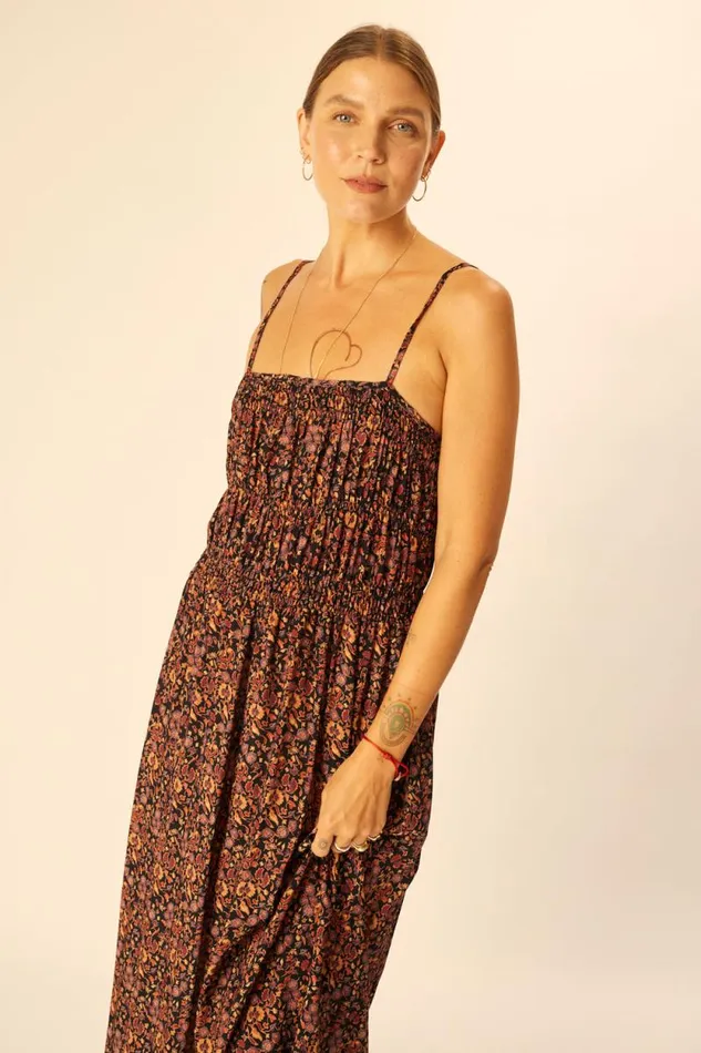 Women Natalie Martin Dresses Gina Maxi Petite Fleur Noire
