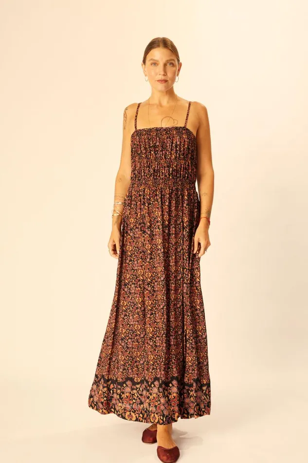 Women Natalie Martin Dresses Gina Maxi Petite Fleur Noire
