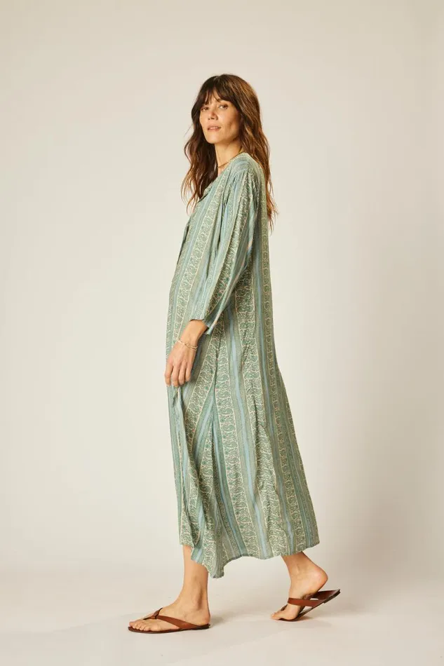 Women Natalie Martin Dresses Isobel Dress Paisley Stripe Pool