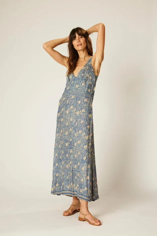 Women Natalie Martin Dresses Jackie Dress Water Lily Blue