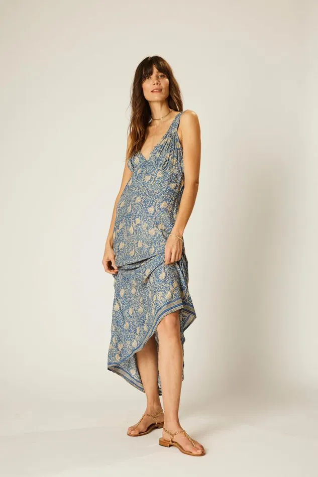 Women Natalie Martin Dresses Jackie Dress Water Lily Blue