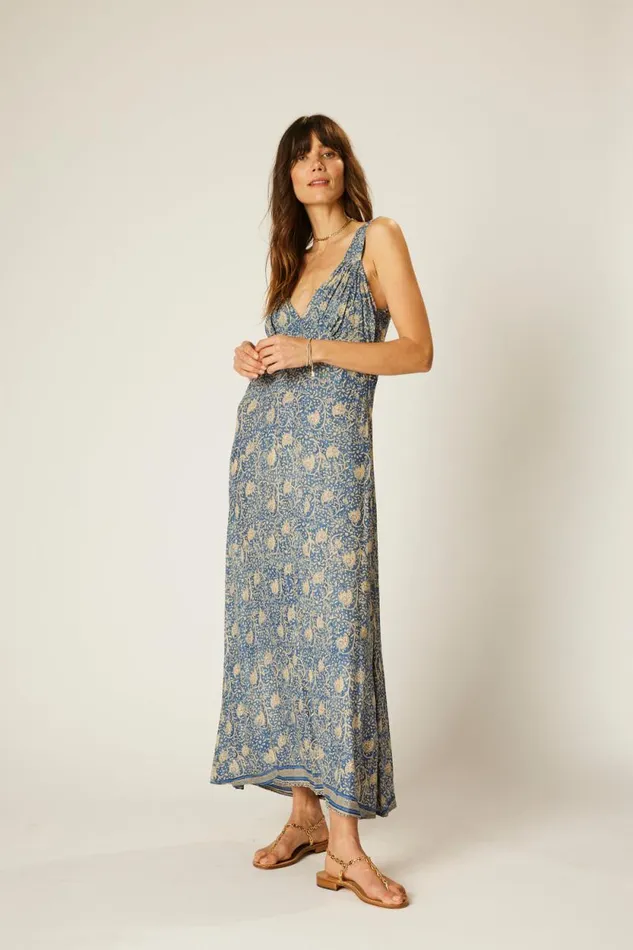 Women Natalie Martin Dresses Jackie Dress Water Lily Blue